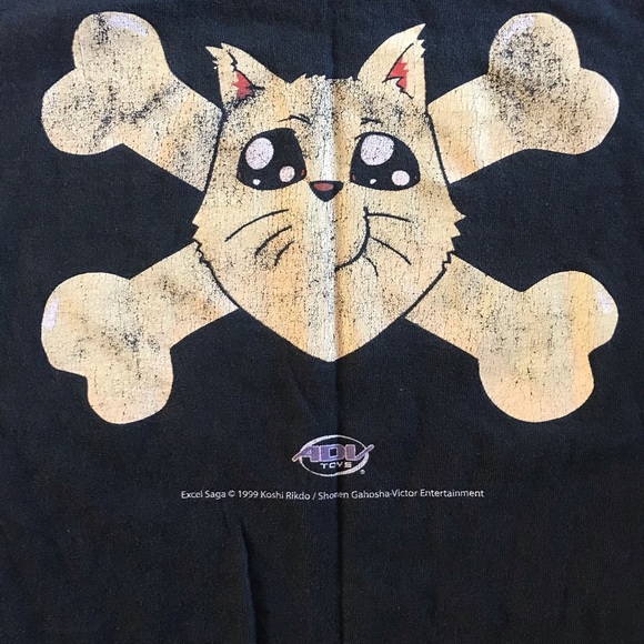 🔥ULTRA RARE🔥Vintage 1999 - Excel Saga - Anime T-Shirt - Size Large - Picture 3 of 7